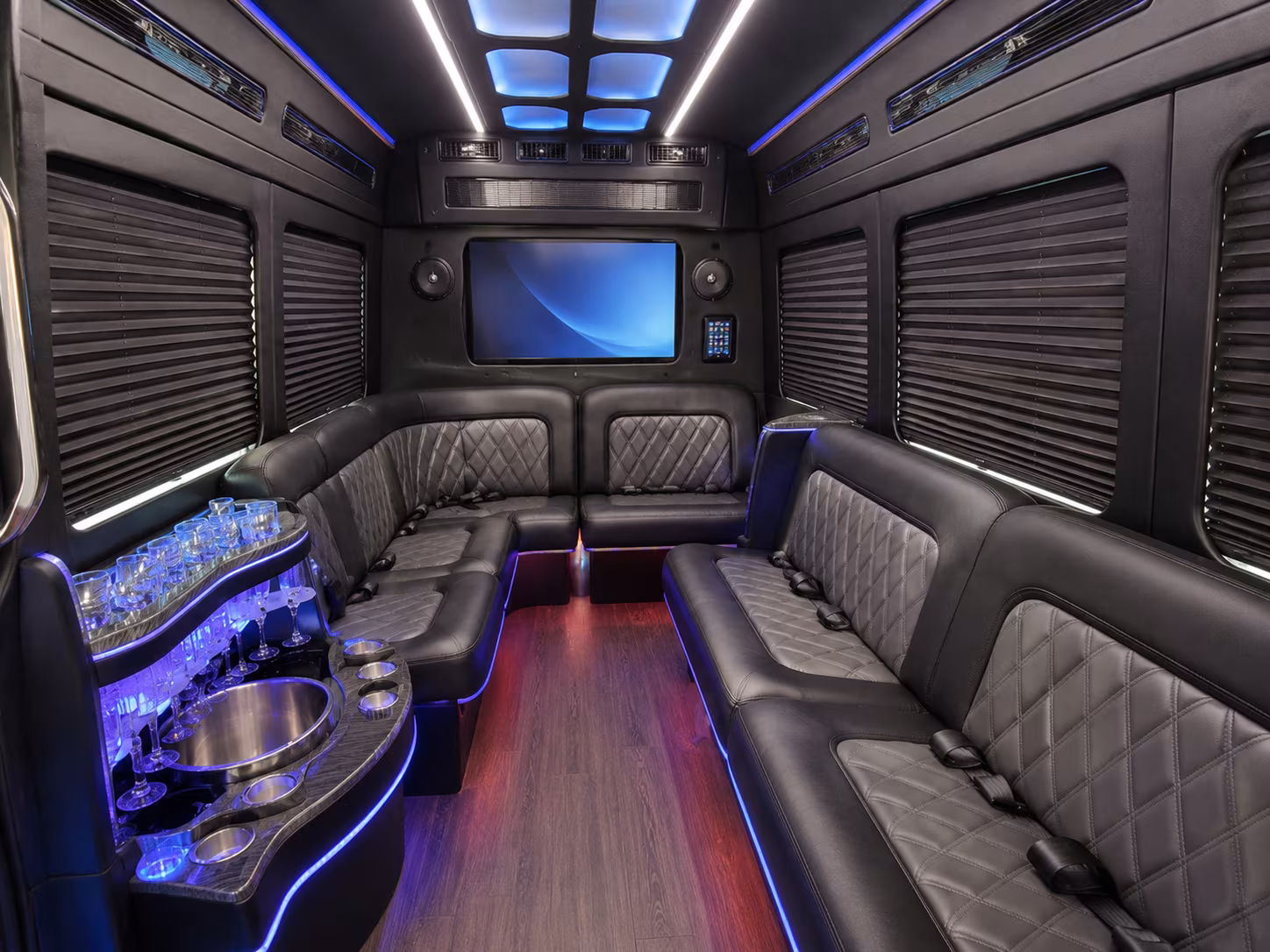 grand island corporate event transportation onboard seating