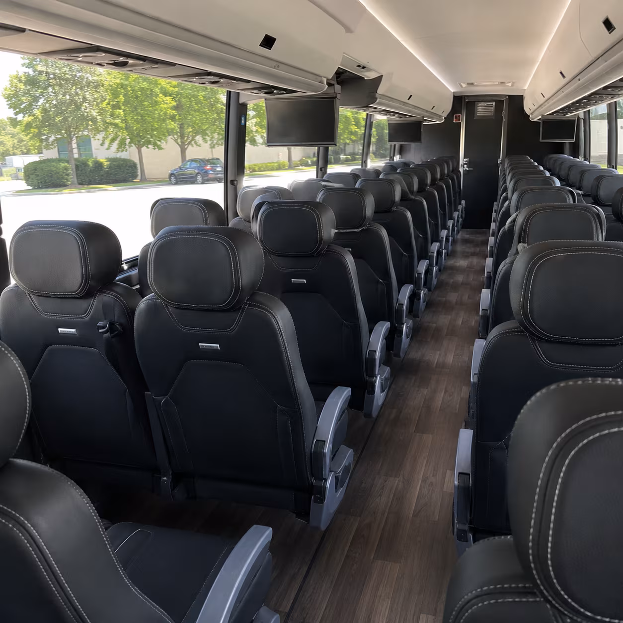 rural barn venue a charter bus makes the drive part of the experience