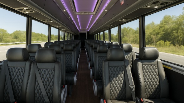 grand island 18 passenger minibus inside