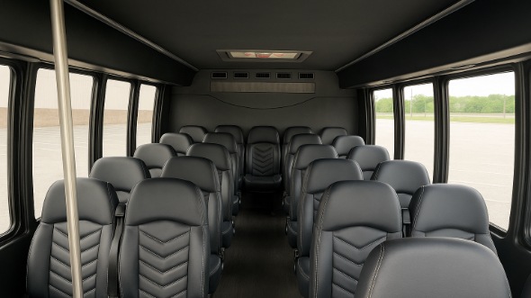 grand island 20 passenger minibus inside