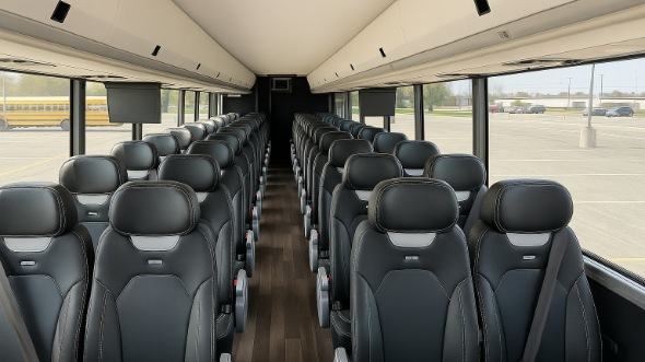 grand island 35 passenger minibus inside